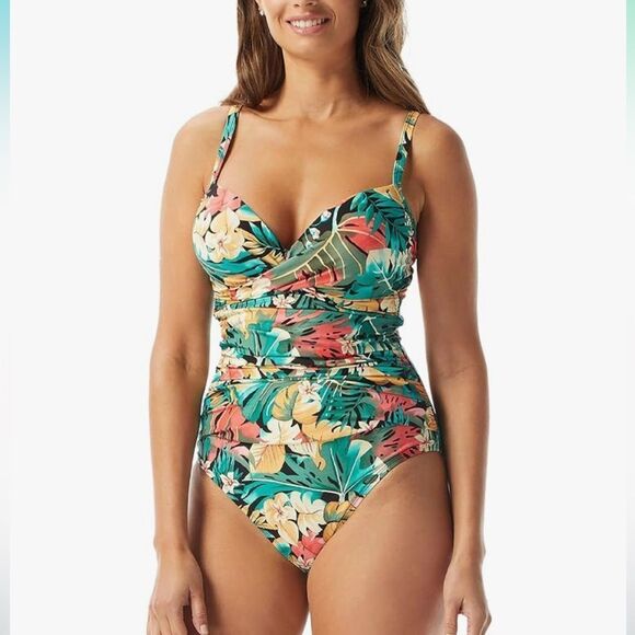 COCO REEF Enrapture Bra Sized Underwire One Piece Molded Push Up in Sz 36E. NWT! - Picture 1 of 16